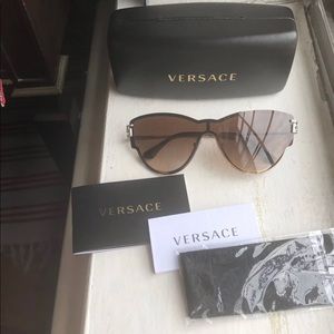 VERSACE SHIELD SUNGLASSES